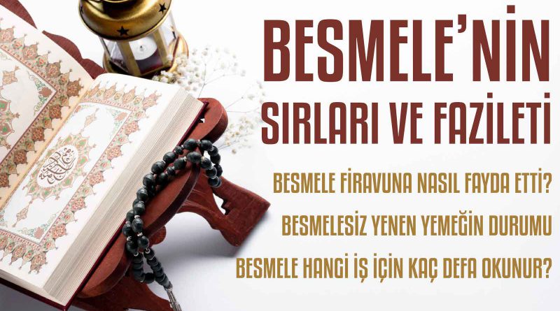 Besmele Nedir? Besmelenin Sırları, Besmelenin Fazileti