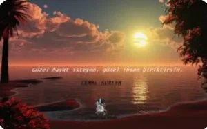 Bir İnsan düşünün hayat 