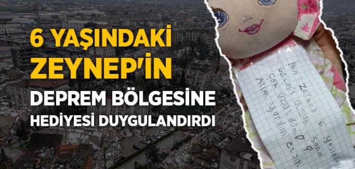 Depremzede Minik Büşra’dan Akranlarına Anlamlı Destek