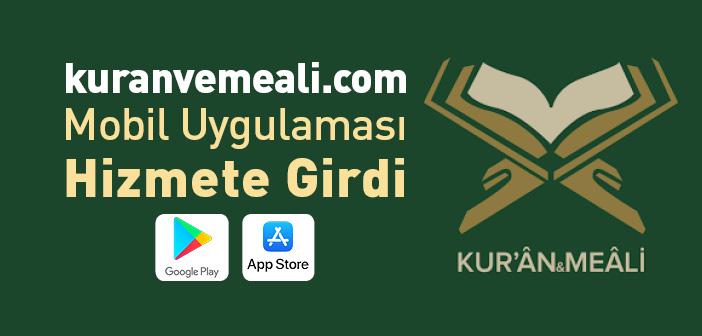 Kuran ve Meali Mobil Uygulaması Çıktı